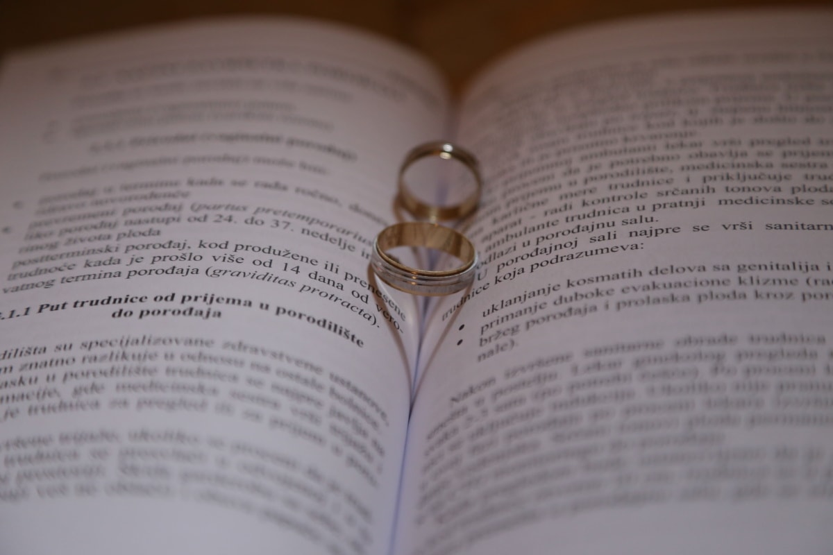 δαχτυλίδι γάμου, δαχτυλίδια, βιβλίο, ποίηση, χαρτί, κείμενο, σελίδα, Διαβάστε, Αγία Γραφή, οικονομικών