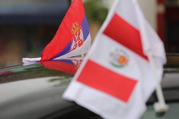 Сърбия, флаг, правителство, Перу, нация, националните, вятър, администрация, патриотизъм, гордост