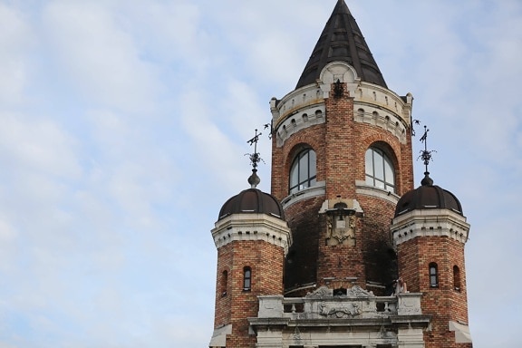 Balkon, Prinz, Prinzessin, Schloss, romantische, Turm, alt, Erstellen von, Architektur, gotisch