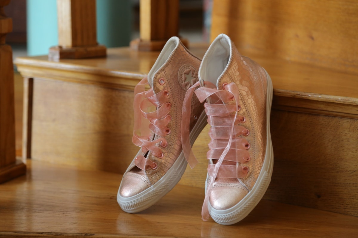 розовый, Кроссовки, удобный, дизайн, стиль, Шнурки для обуви, элегантный, моды, пара, дерево