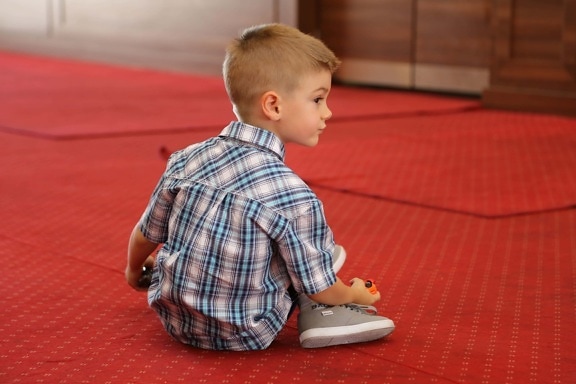 boy, red carpet, playful, childhood, fashion, cute, child, person, kid, indoors