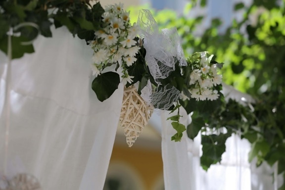 romance, flowers, handmade, homemade, hanging, decorative, curtain, bouquet, wedding, arrangement