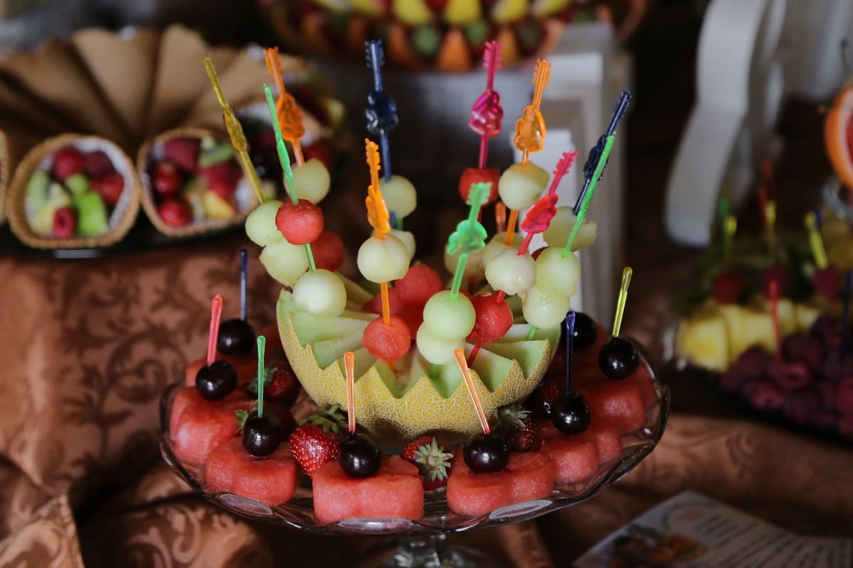 jagode, lubenica, dinja, pustinje, voće, trešnje, slatko, hrana, desert, bobica