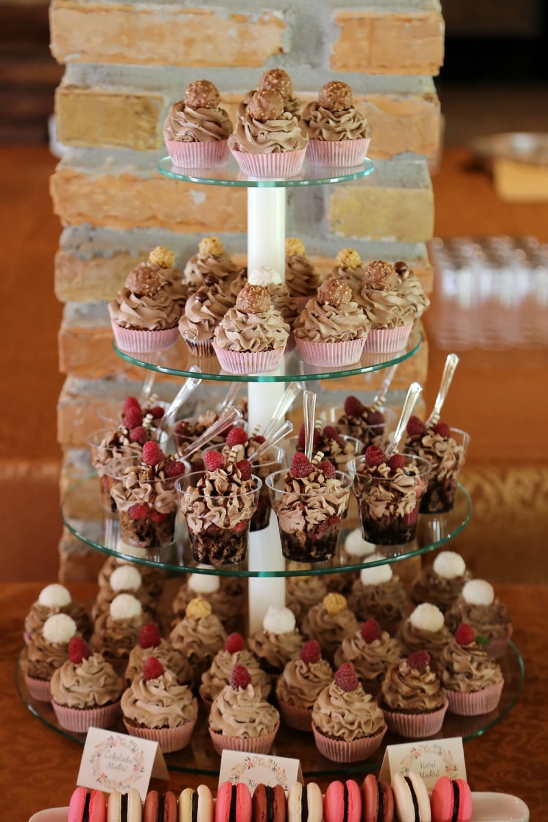 quả mâm xôi, Cupcake, kem, sô cô la, bánh kẹo, bánh kẹo, trang trí, lễ kỷ niệm, Quà tặng, Đảng