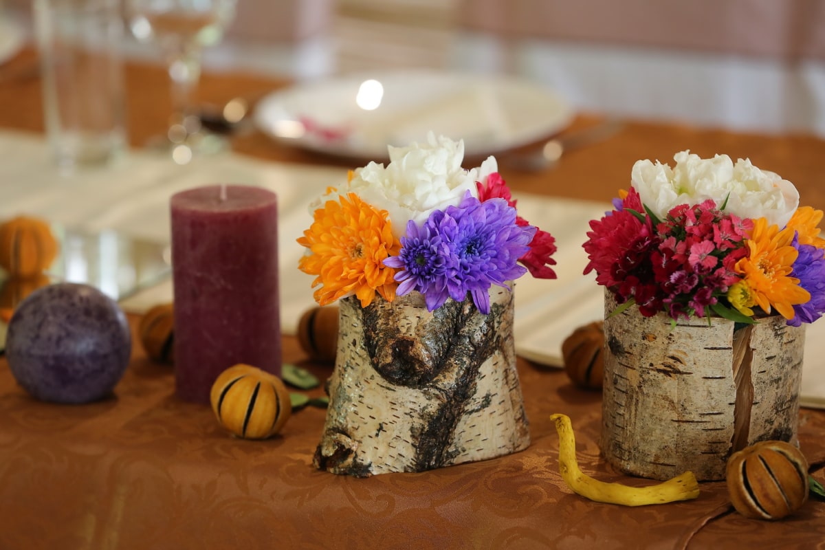 still life, bouquet, zen, candle, decoration, arrangement, flower, aromatherapy, wood, table