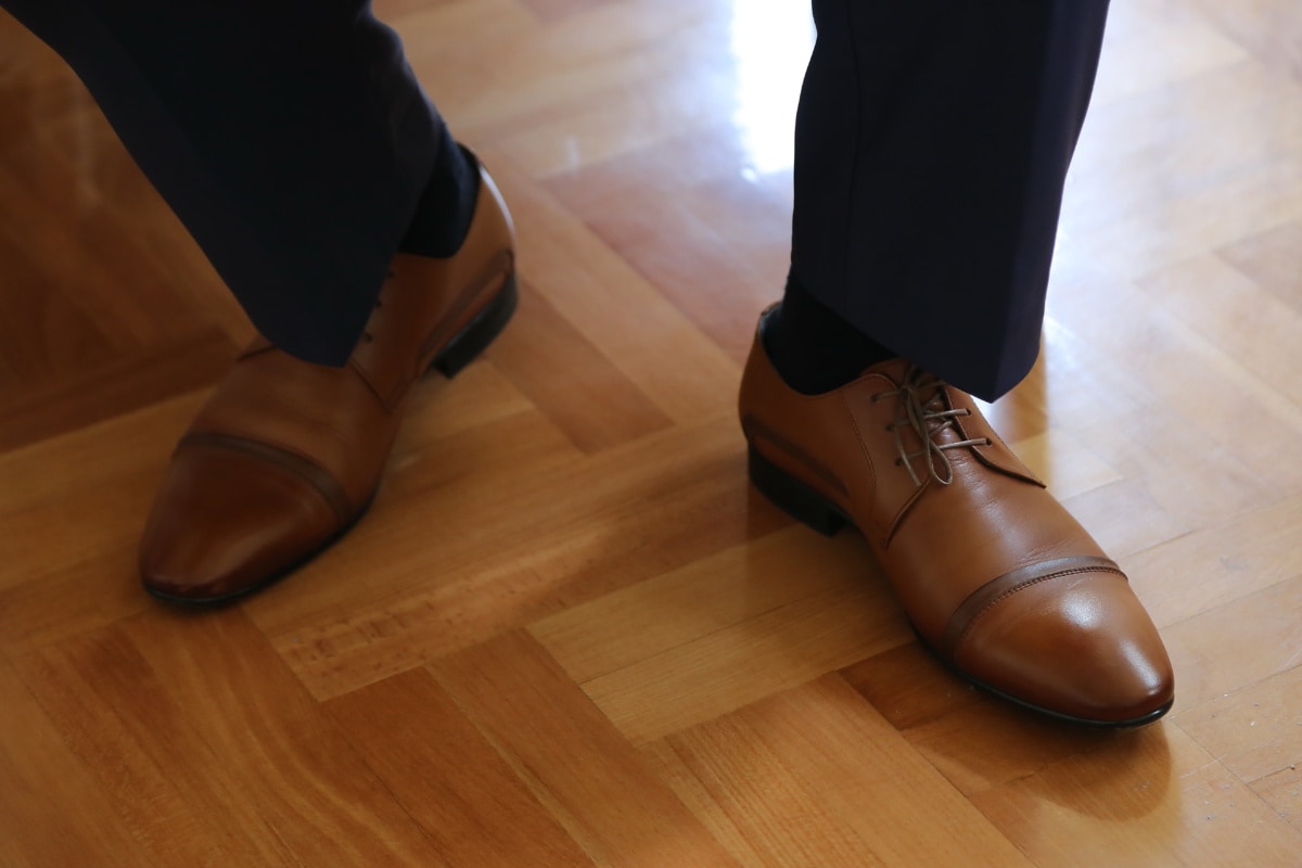 shoes, leather, light brown, pants, parquet, footwear, shoe, foot, covering, fashion