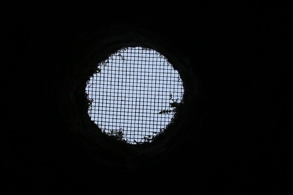 hullet, fangehull, fengsel, mørke, tunnelen, vinduet, rammeverk, kunst, lys, mørk
