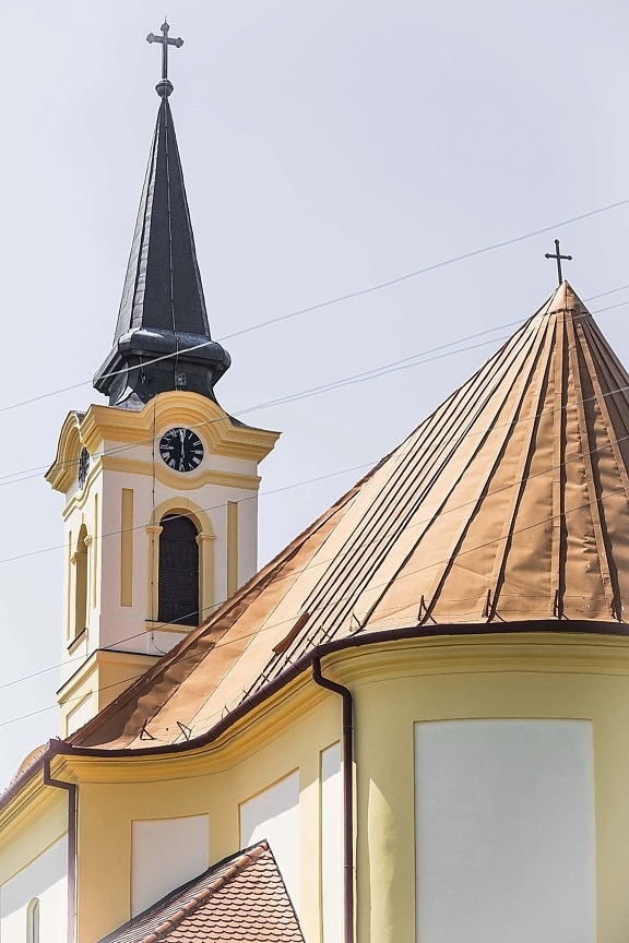 orthodoxe, Kirche, Kirchturm, auf dem Dach, Architektur, Religion, Blitzableiter, Kathedrale, traditionelle, alt