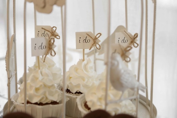 bryllup, cupcake, romantikk, interiørdesign, retro, elegante, tradisjonelle, luksus, kjærlighet, tre