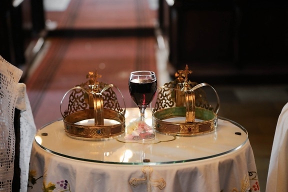 coronation, crown, gold, jewelry, red wine, jewel, wine, luxury, interior design, indoors
