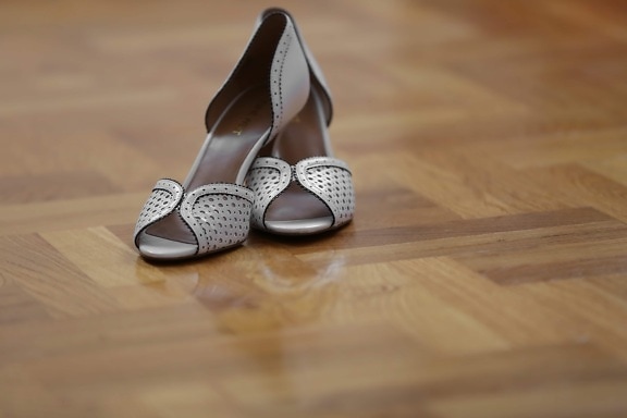 sandal, white, wedding, leather, woman, wood, floor, blur, fashion, footwear