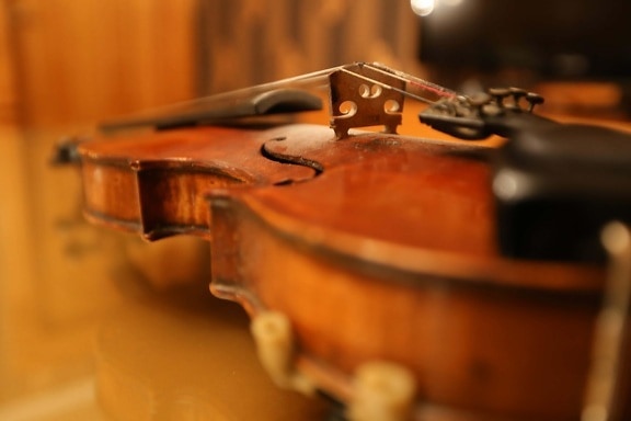 skrzypce, średniowieczny, instrumentu, Muzyka, Melodia, ręcznie robione, zbliżenie, antyk, classic, pomieszczeniu