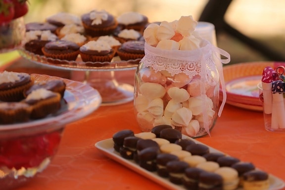 クッキー, 自家製, カップケーキ, jar, キャンディ, チョコレート, お菓子の森, 砂糖, 食品, 甘い
