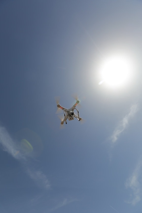 Flyover, dron, enregistrement vidéo, Electronics, surveillance, hélice, air, jet, vol, en volant