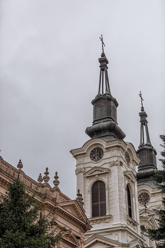 Ortodoks, Serbia, menara gereja, gereja, arsitektur, kubah, agama, bangunan, biara, katedral