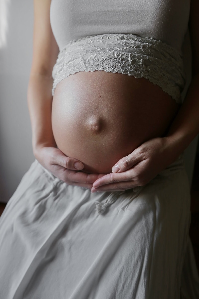 gyomor, anyaság, terhes, hasa, terhesség, újszülött, születési idő, nő, gyermek, baba