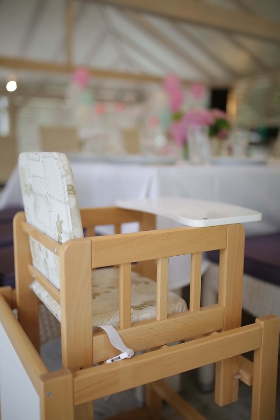 chaise de bébé, chaise, en bois, meubles, menuiserie, fait main, miniature, bois, chambre, à l'intérieur