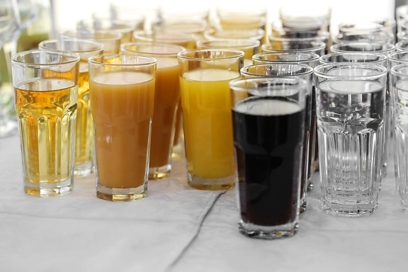 fresh water, juice, syrup, fruit juice, drinking water, close-up, glass, restaurant, liquid, drink