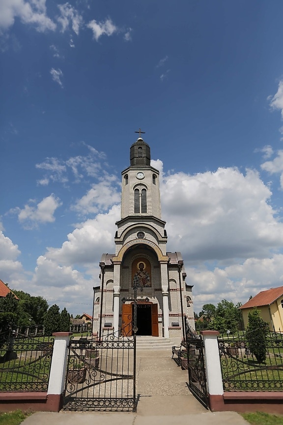 Srbija, crkva, crkveni toranj, pravoslavlje, toranj, religija, zgrada, arhitektura, staro, grad