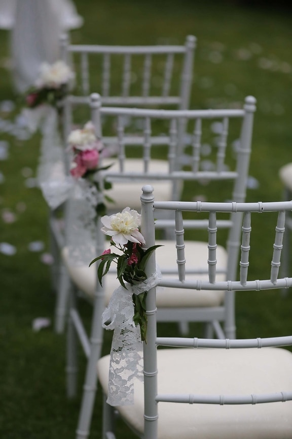 χώρος γάμου, καρέκλες, Αίθριο, το κατώφλι, διακόσμηση, έπιπλα, Γάμος, λουλούδι, Ρομαντικές αποδράσεις, τριαντάφυλλο