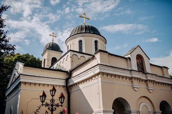 orthodox, medieval, facade, monastery, cathedral, architecture, church, building, house, residence