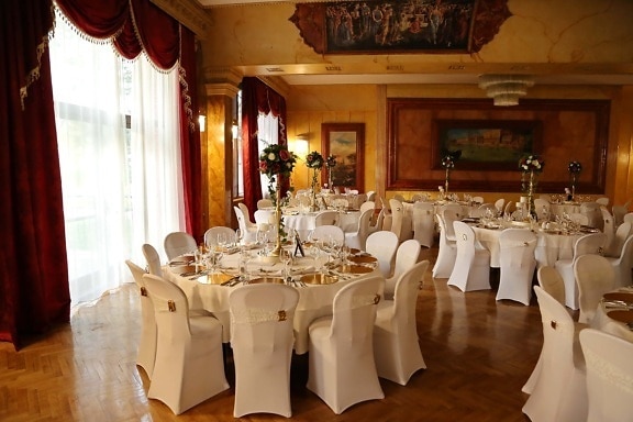 restaurant, fancy, dining area, lunchroom, luxury, elegant, furniture, indoors, room, interior design