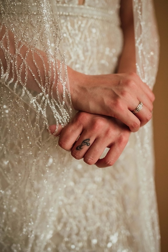 mani, donna, dito, tatuaggio, anello, gioielli, mano, pelle, corpo, ragazza
