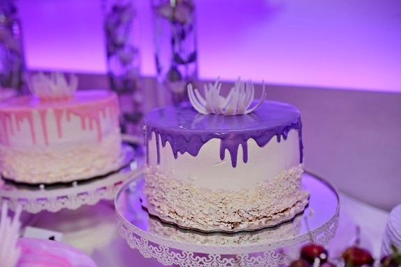 pinkish, dessert, cake, cream, chocolate, sugar, sweet, celebration, elegant, delicious