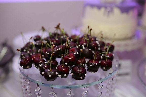 cherries, delicious, decoration, fruit, fresh, dessert, berry, cherry, sweet, food