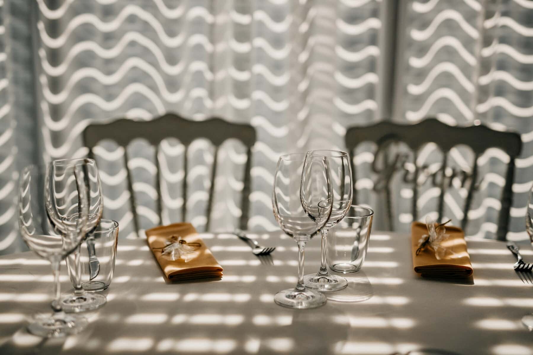 kristal, bayangan, Ruang makan, Ruang makan, kaca, putih, meja, kursi, kursi, Desain