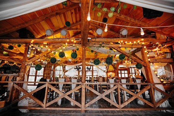 Котидж, място за сватба, кафене, ресторант, дървен материал, стар, архитектура, традиционни, дървени, строителство