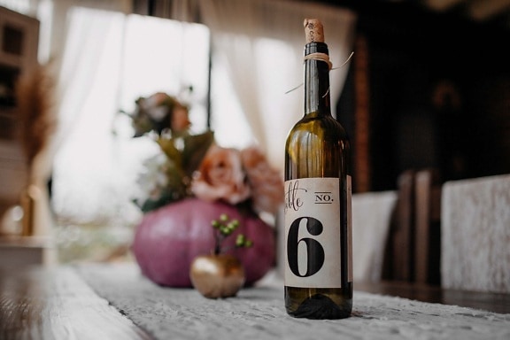 red wine, bottle, number, sixth, wine, winery, drink, alcohol, beverage, glass