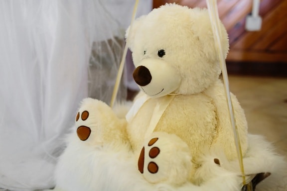 white, teddy bear toy, cute, bear, toy, fun, funny, fur, animal, traditional