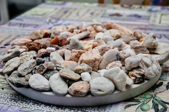 pebbles, small, interior decoration, zen, many, rock, stone, upclose, natural, pebble