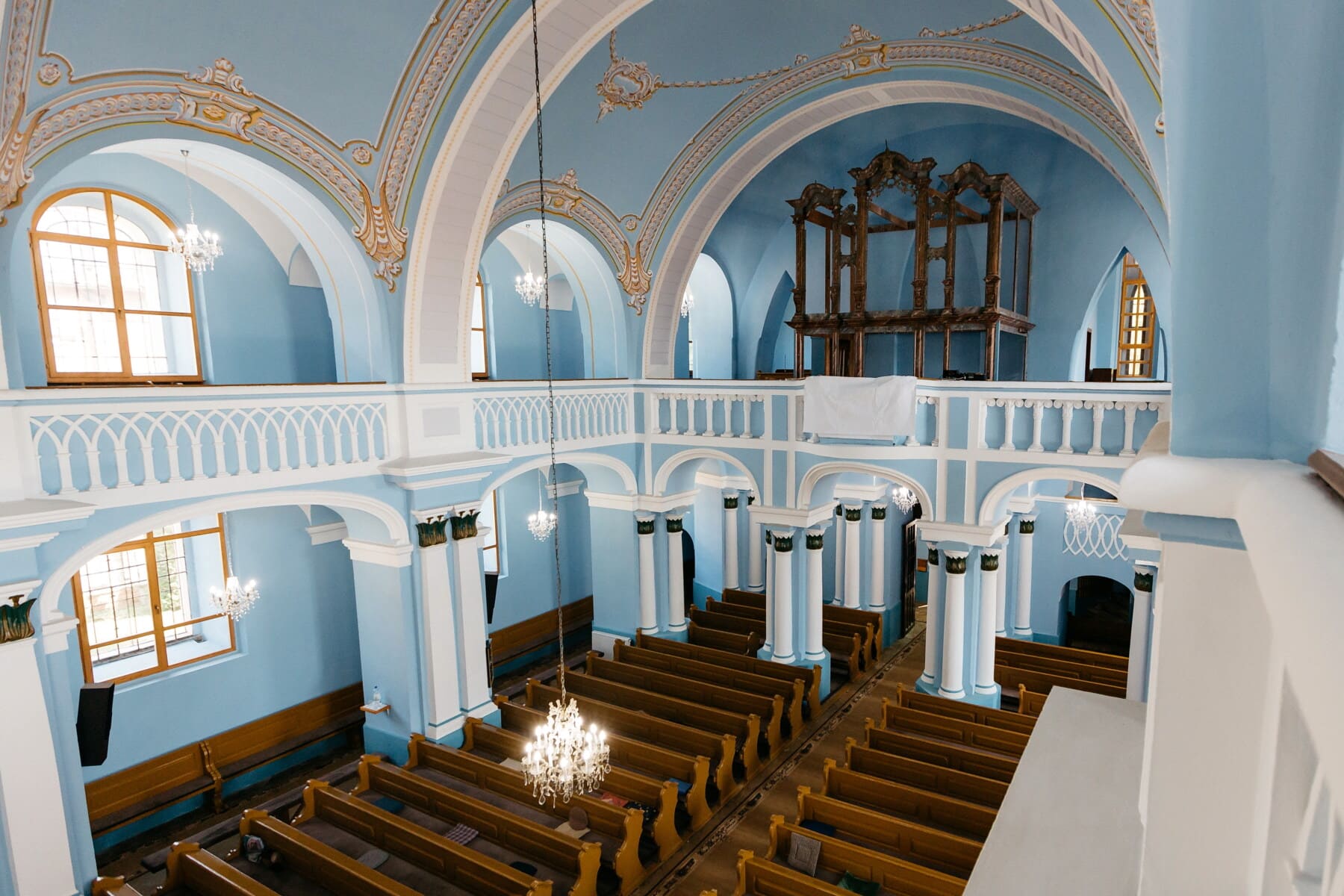 interior, biserica, Altarul, decoraţiuni interioare, arcuri, banc, arhitectura, catedrala, organe, în interior