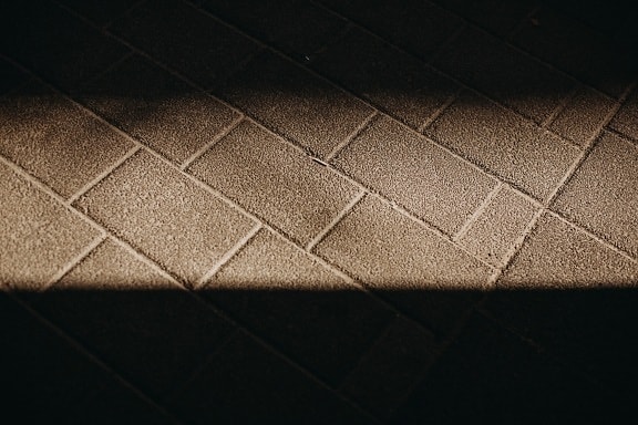 escuridão, concreto, tijolos, pavimento, sombra, bloco, textura, retângulo, Praça, material