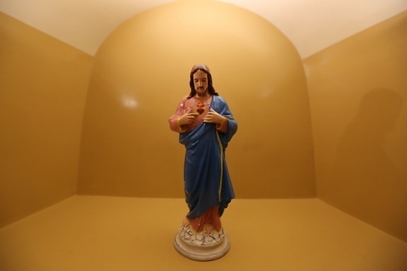 Cristo, cristianesimo, figurina, Saint, fatto a mano, porcellana, arte, verticale, in casa, modello