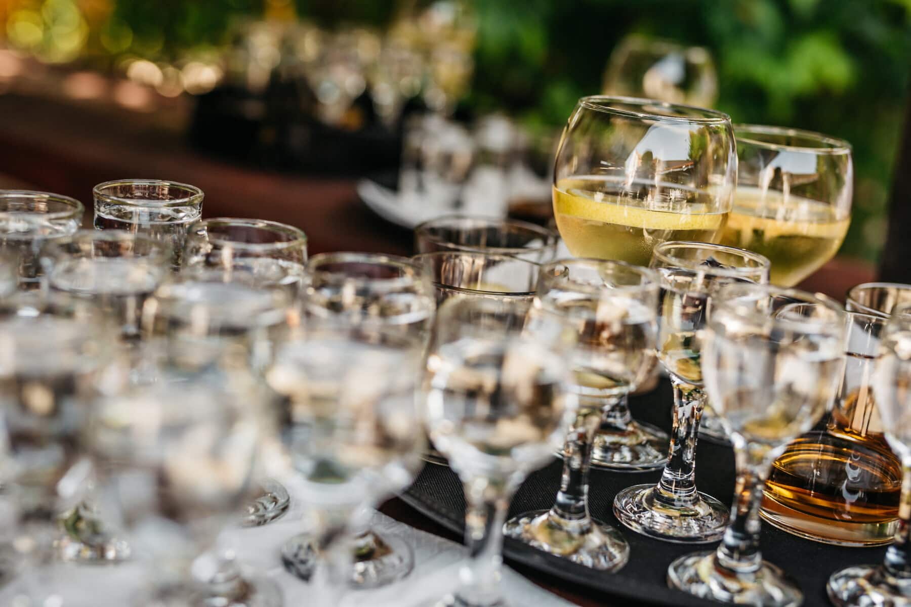 boisson, cocktails, alcool, parti, célébration, vin, verre, à manger, restaurant, table