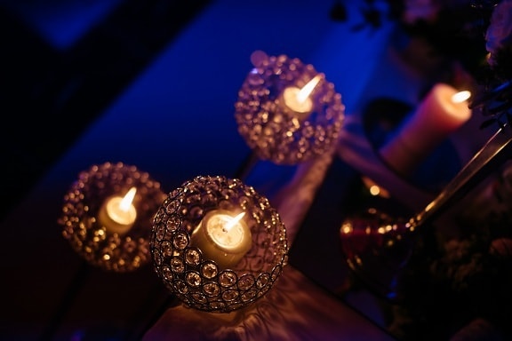 candlestick, crystal, fancy, darkness, candles, light, candlelight, candle, flame, dark