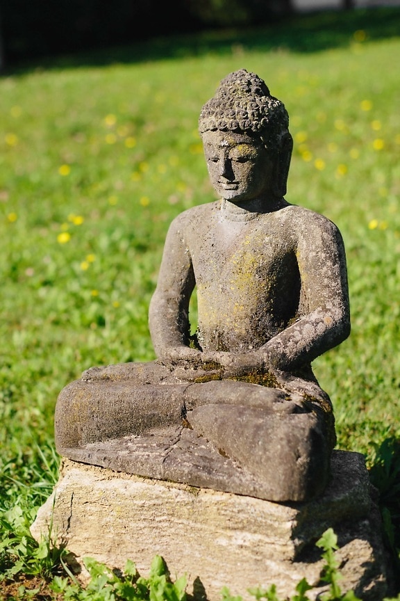 Boeddhisme, Meditatie, Boeddha, beeldhouwkunst, Zen, religie, standbeeld, steen, cultuur, Tempel