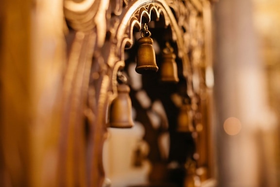 drewniane, dzwon, Stolarstwo, stary, meble, barok, ornament, ręcznie robione, pomieszczeniu, antyk