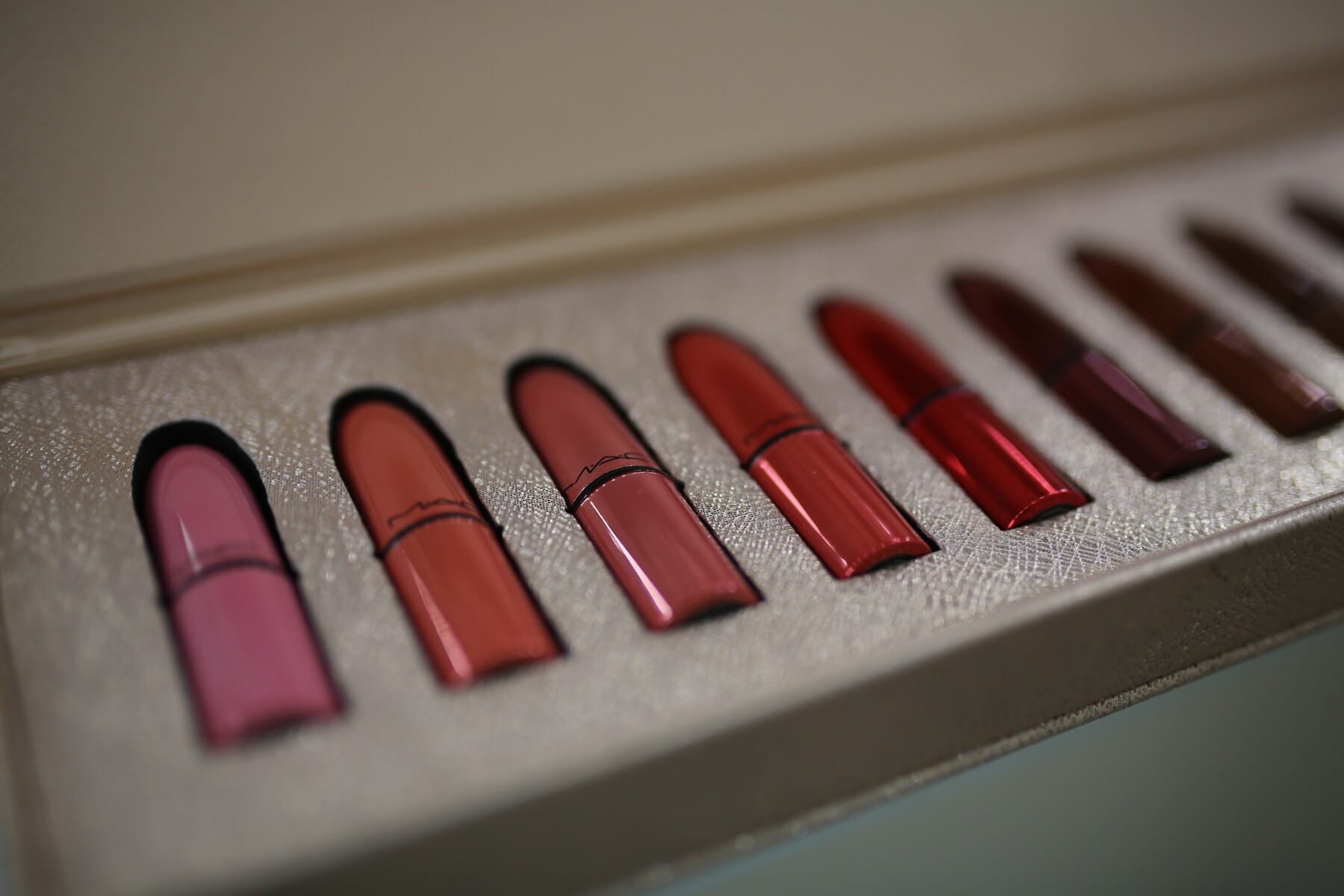 merah, lipstik, profesional, kotak, dandan, warna-warni, warna, warna, studio, merapatkan