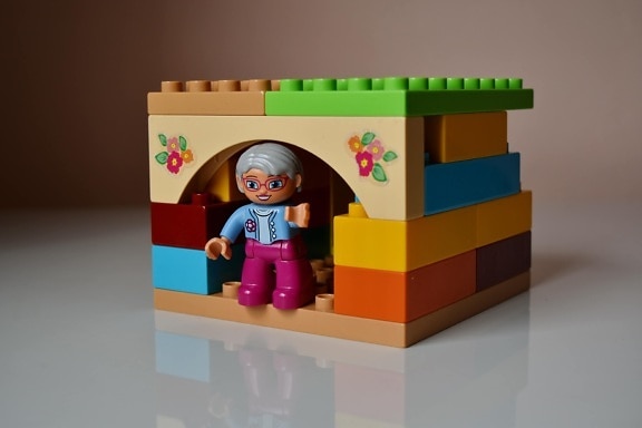 Lego, creatividad, muñeca, colorido, juguetes, plástico, cajas, juguete, diversión, adentro, caja