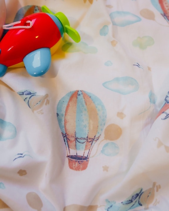 aircraft, plastic, toy, hot air, balloon, creativity, blanket, textile, design, birthday