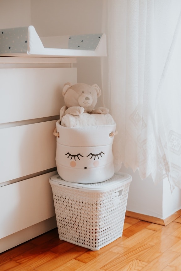 teddy bear toy, equipment, room, baby, indoors, interior design, contemporary, comfort, furniture, architecture