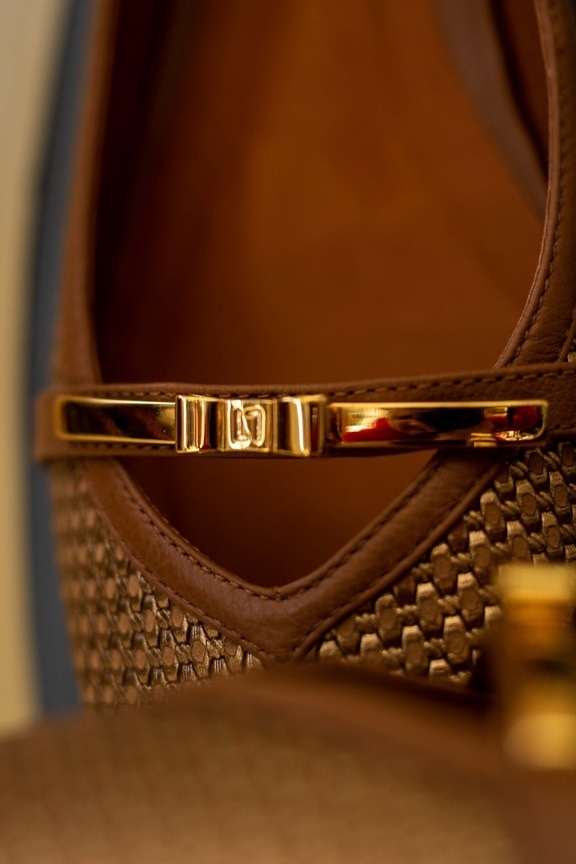 sandal, decoration, close-up, golden shine, shoe, fashion, luxury, leather, still life, vintage