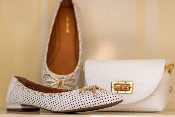obuv, sandále, pohodlné, biela, kožené, kabelka, móda, slávny, Čistenie, elegantné