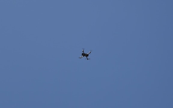 dron, air, vehicle, aircraft, flight, flying, fast, blue sky, device, high