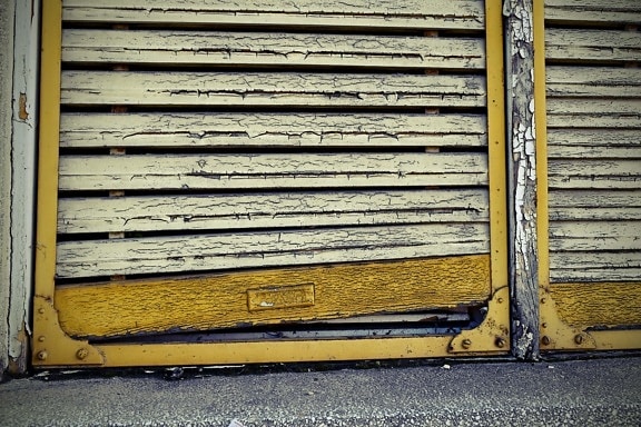 window, facade, dirty, old, decay, yellowish brown, paint, grunge, wood, wooden