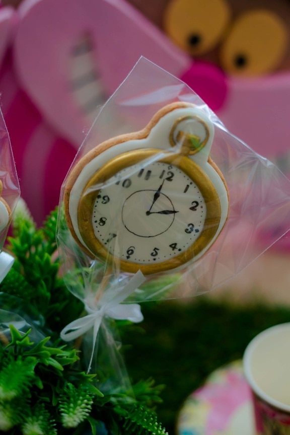 kjærlighet på pinne, analog klokke, godteri, godteri, dekorasjon, klokke, tid, timepiece, farge, daggry